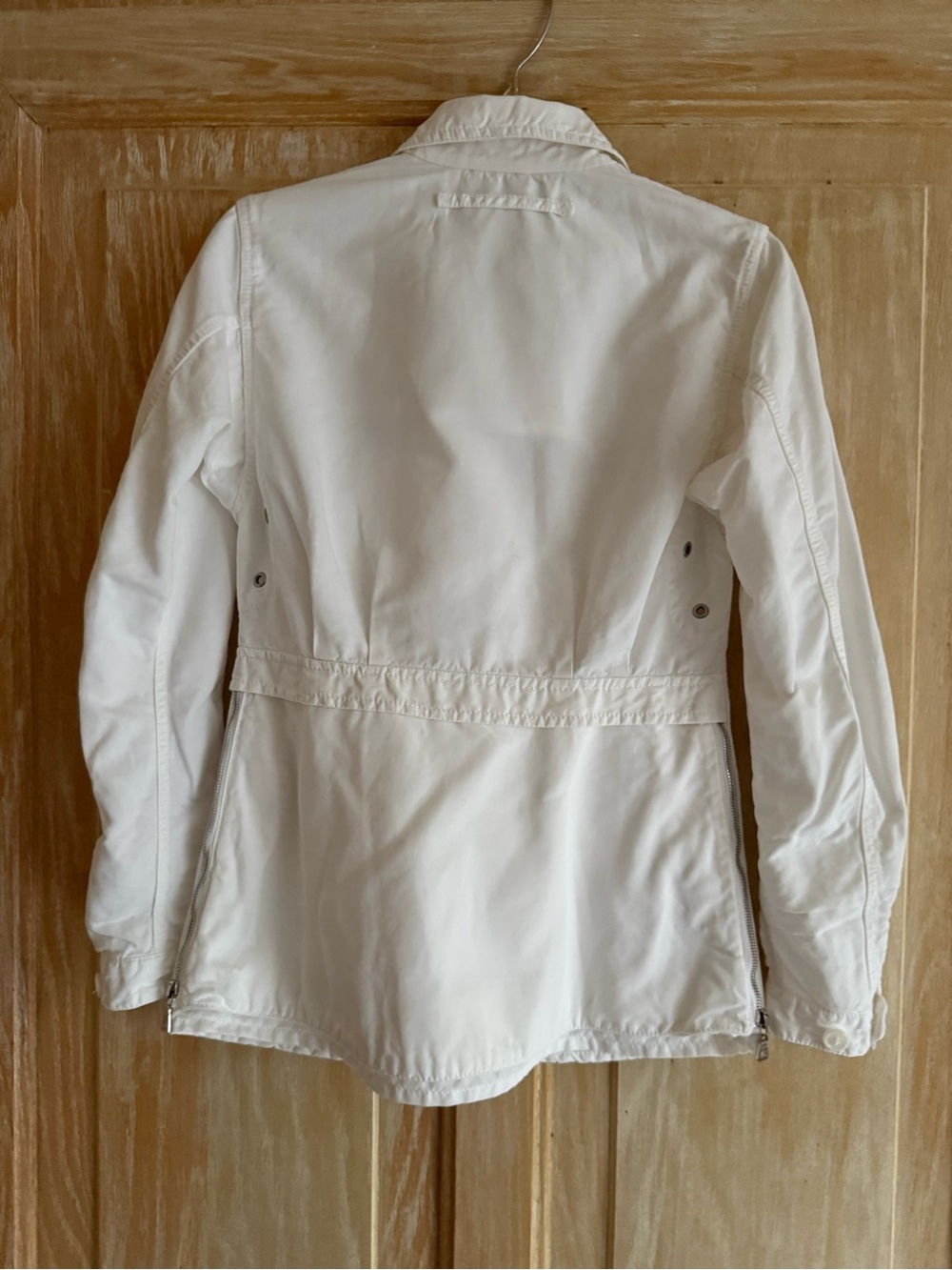 Prada White Linen Cotton Jacket - Picture 2 of 8